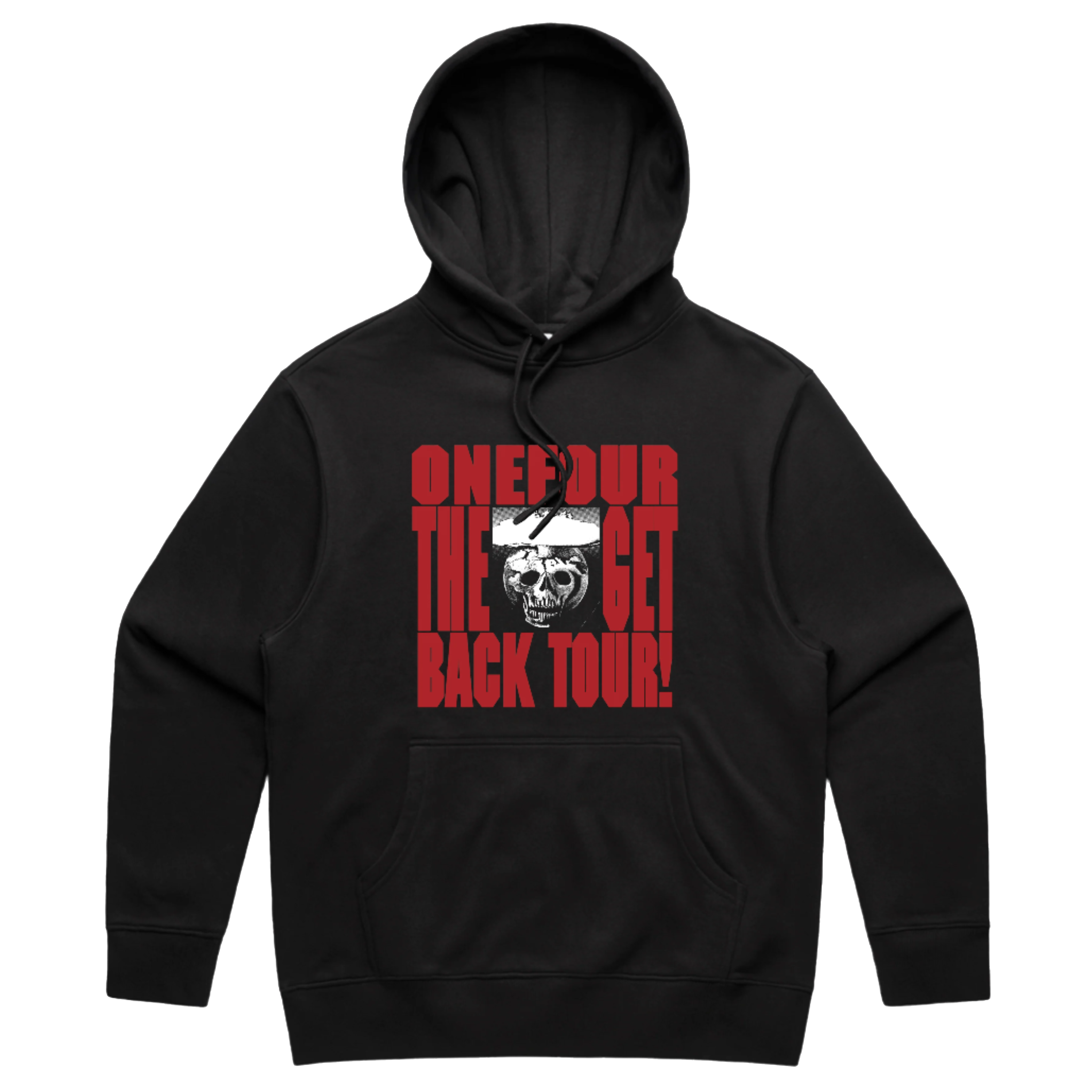 BLACK TOUR HOODIE – OFFICIAL ONEFOUR