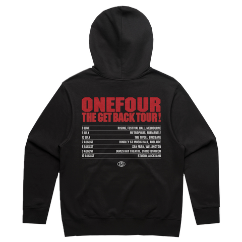 BLACK TOUR HOODIE