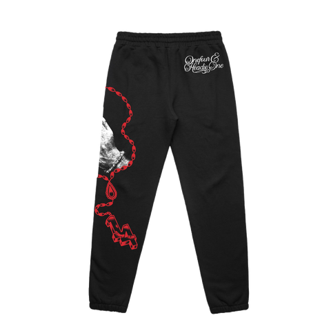 PRAYER HANDS TRACK PANTS